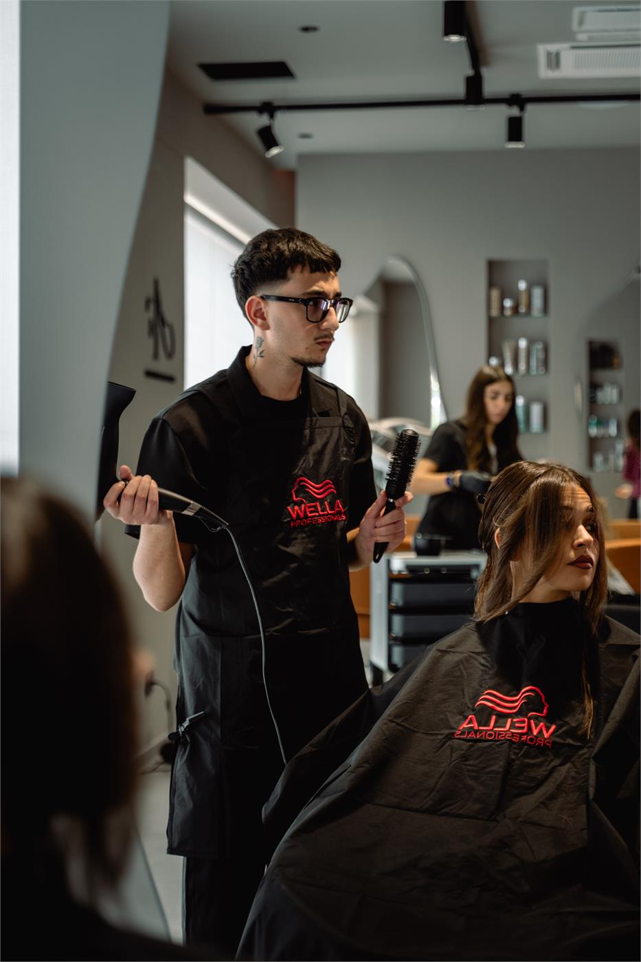 Postazioni Styling e Cura in Salone - Antonio Farella Studio